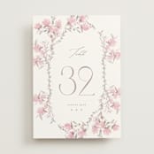 "butter blossoms" - Table Numbers in Posie by Phrosné Barwood - Front