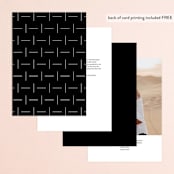 "Slate" - Table Numbers in Bridal Veil by Up Up Creative - Back of Card Options