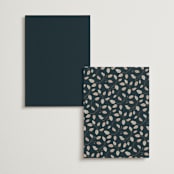 "Deco Garden" - Table Numbers in Dusk by GeekInk Design - Back of Card Options