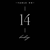 "Modern Type" - Table Numbers in Moon by Heather Cairl - Detail
