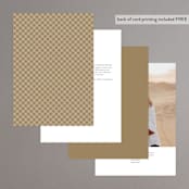 "Everlasting Love" - Table Numbers in Linen by Brandy Folse - Back of Card Options