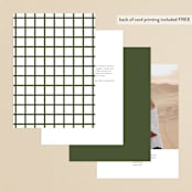 "Into the Forest" - Table Numbers in Cream by Alethea and Ruth - Back of Card Options