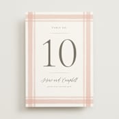 "Summer Garden" - Table Numbers in Garden Rose by Wildfield Paper Co - Front