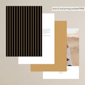 "love love love" - Table Numbers in Onyx by Robert and Stella - Back of Card Options