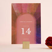 "Radiance" - Table Numbers in Kantha by Heather Cairl - Front