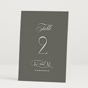 "Sacrament" - Table Numbers in Cloud by Heather Cairl - Folded