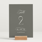 "Sacrament" - Table Numbers in Cloud by Heather Cairl - Displayed (stand not included)