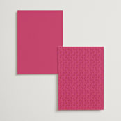 "Varna" - Table Numbers in Fuchsia by Pati Cascino - Back of Card Options