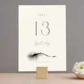 "ataraxia" - Table Numbers in Ivory by Anastasia Makarova - Front