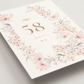 "kosmos" - Table Numbers in Cotton Candy by Phrosné Barwood - Detail