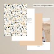 "Swept Away" - Table Numbers in Petal by Leah Bisch - Back of Card Options