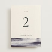 "Stillness" - Table Numbers in Horizon by Sumak Studio - Front