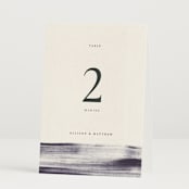 "Stillness" - Table Numbers in Horizon by Sumak Studio - Folded