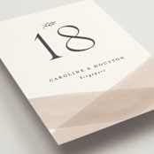 "Getaway" - Table Numbers in Snow by Erin L. Wilson - Detail
