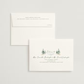 "Miniature Mountainscape" - Wedding Thank You Cards in Summer by Petra Kern - FREE Recipient Addressing