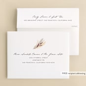 "Bohemian Pampas" - Wedding Thank You Cards in Sand by Kaydi Bishop - FREE Recipient Addressing