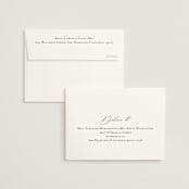 "Love Story" - Wedding Thank You Cards in Mocha by Jennifer Postorino - FREE Recipient Addressing