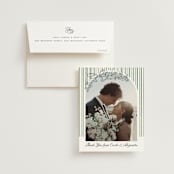 "Forget Me Nots" - Wedding Thank You Cards in Violet by Jenna Holcomb - Front