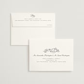 "Forget Me Nots" - Wedding Thank You Cards in Violet by Jenna Holcomb - FREE Recipient Addressing
