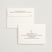 "Museum" - Wedding Thank You Cards in Burgundy by Nazia Hyder - FREE Recipient Addressing