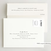 "Monumental" - Wedding Thank You Cards in Cotton by Jessie Steury - FREE Recipient Addressing