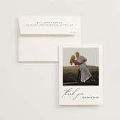 "the script" - Wedding Thank You Cards in Tuxedo by Genna Blackburn - Front