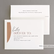 "Surface" - Wedding Thank You Cards in West by Pixel and Hank - FREE Recipient Addressing