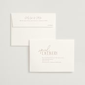 "Overlap" - Wedding Thank You Cards in Terracotta by Kelly Schmidt - FREE Recipient Addressing