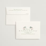 "Tropical Dreams" - Wedding Thank You Cards in Jungle by Petra Kern - FREE Recipient Addressing