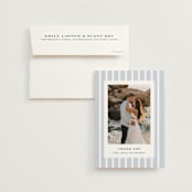 "melihrolo" - Wedding Thank You Cards in Powder Blue by chocomocacino - Front