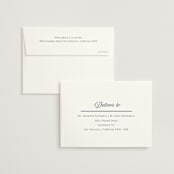 "Ritzy" - Wedding Thank You Cards in French Blue by Nicoletta Savod - FREE Recipient Addressing