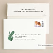 "Painted Cacti" - Wedding Thank You Cards in Cactus by Olivia Raufman - FREE Recipient Addressing