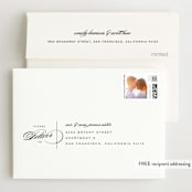 "Waltz" - Wedding Thank You Cards in Tuxedo by Lori Wemple - FREE Recipient Addressing