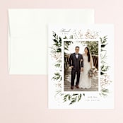 "Grace" - Wedding Thank You Cards in Porcelain by Leah Bisch - Front