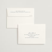 "Montauk" - Wedding Thank You Cards in Blue Bell by Megan Davis - FREE Recipient Addressing