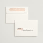 "SoHo" - Wedding Thank You Cards in Blush by Hudson meet Rose - FREE Recipient Addressing