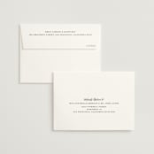 "One and Only" - Wedding Thank You Cards in Classic Bride by Design Lotus - FREE Recipient Addressing