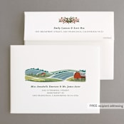 "Farm and Field" - Wedding Thank You Cards in Barn by Paper Sun Studio - FREE Recipient Addressing