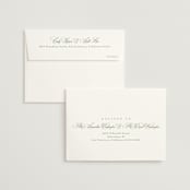 "Chic Script" - Wedding Thank You Cards in Garden by Kelly Schmidt - FREE Recipient Addressing