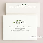 "Spring Wildflowers" - Wedding Thank You Cards in Floral by Mere Paper - FREE Recipient Addressing