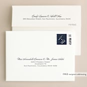 "Flawless" - Wedding Thank You Cards in Midnight by Kimberly FitzSimons - FREE Recipient Addressing