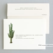 "Postcard from the Desert" - Wedding Thank You Cards in Sunset by Pink House Press - FREE Recipient Addressing
