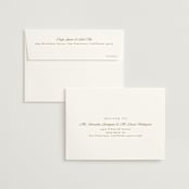 "The Gallery" - Wedding Thank You Cards in Quartz by Kristie Kern - FREE Recipient Addressing