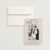 "Manuet" - Wedding Thank You Cards in Vanilla by Petra Kern - Front