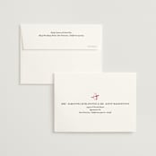 "Amore" - Wedding Thank You Cards in Snow by Ani Somi - FREE Recipient Addressing