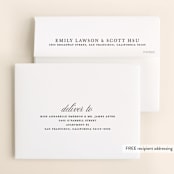 "Formal Affair" - Wedding Thank You Cards in Cloud by Stacey Meacham - FREE Recipient Addressing