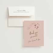 "Handwritten Letter" - Wedding Thank You Cards in Avocado by Helena Vitto - Front