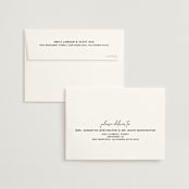 "metro" - Wedding Thank You Cards in Midnight by Inkblot Design - FREE Recipient Addressing