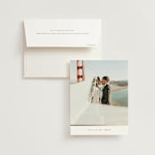"Joie" - Wedding Thank You Cards in Golden by Ani Somi - Front