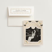 "Tuileries" - Wedding Thank You Cards in Golden by Claudia Orengo - Front